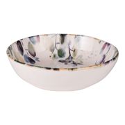 Assiette à pates en faïence blanc d22cm - Garden