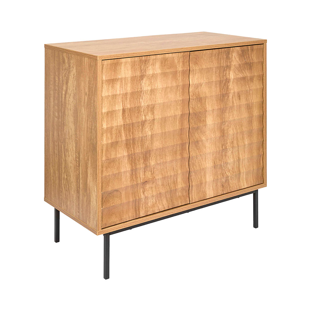 Buffet 2 portes en bois h76cm - Célia