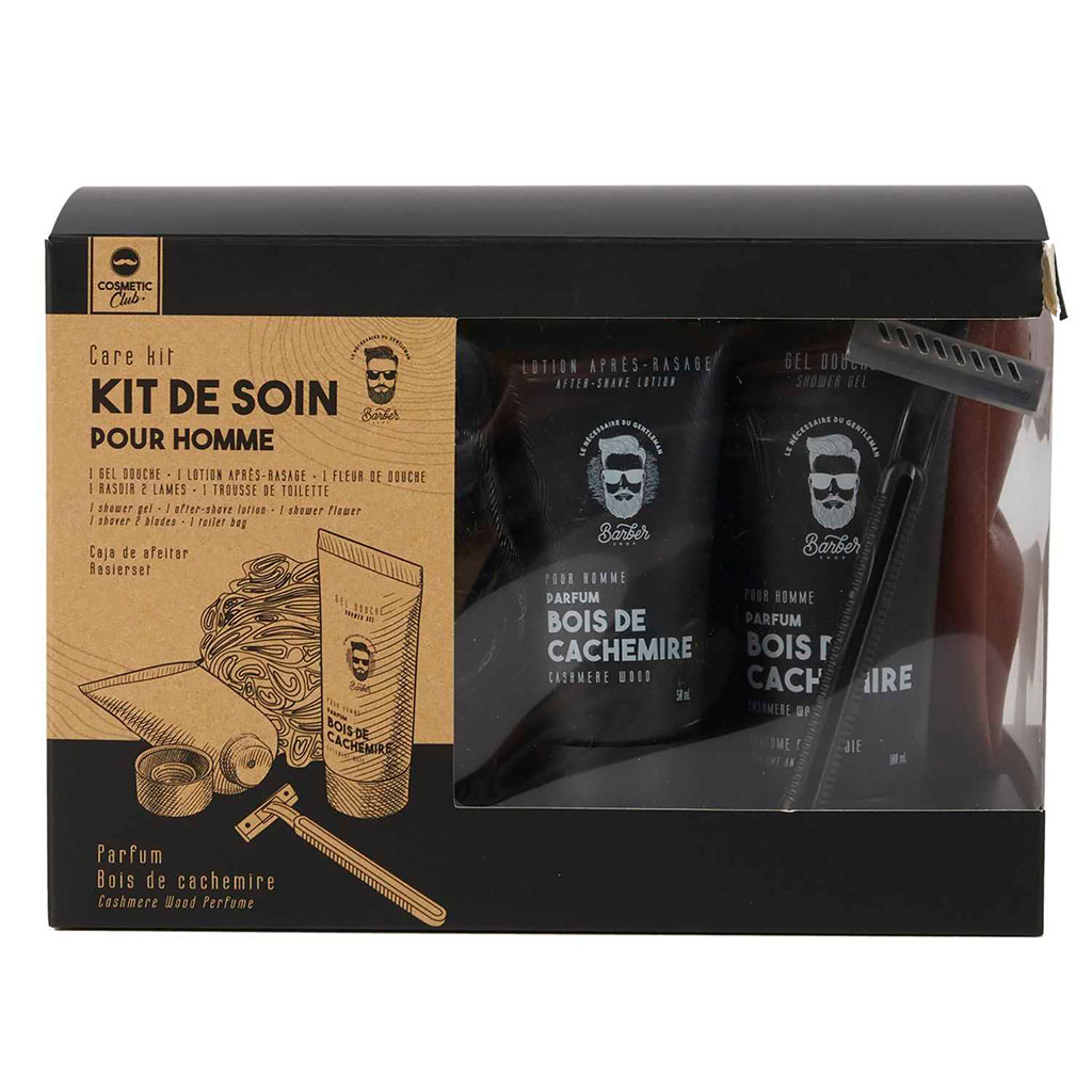 Coffret soin corps homme 5 accessoires