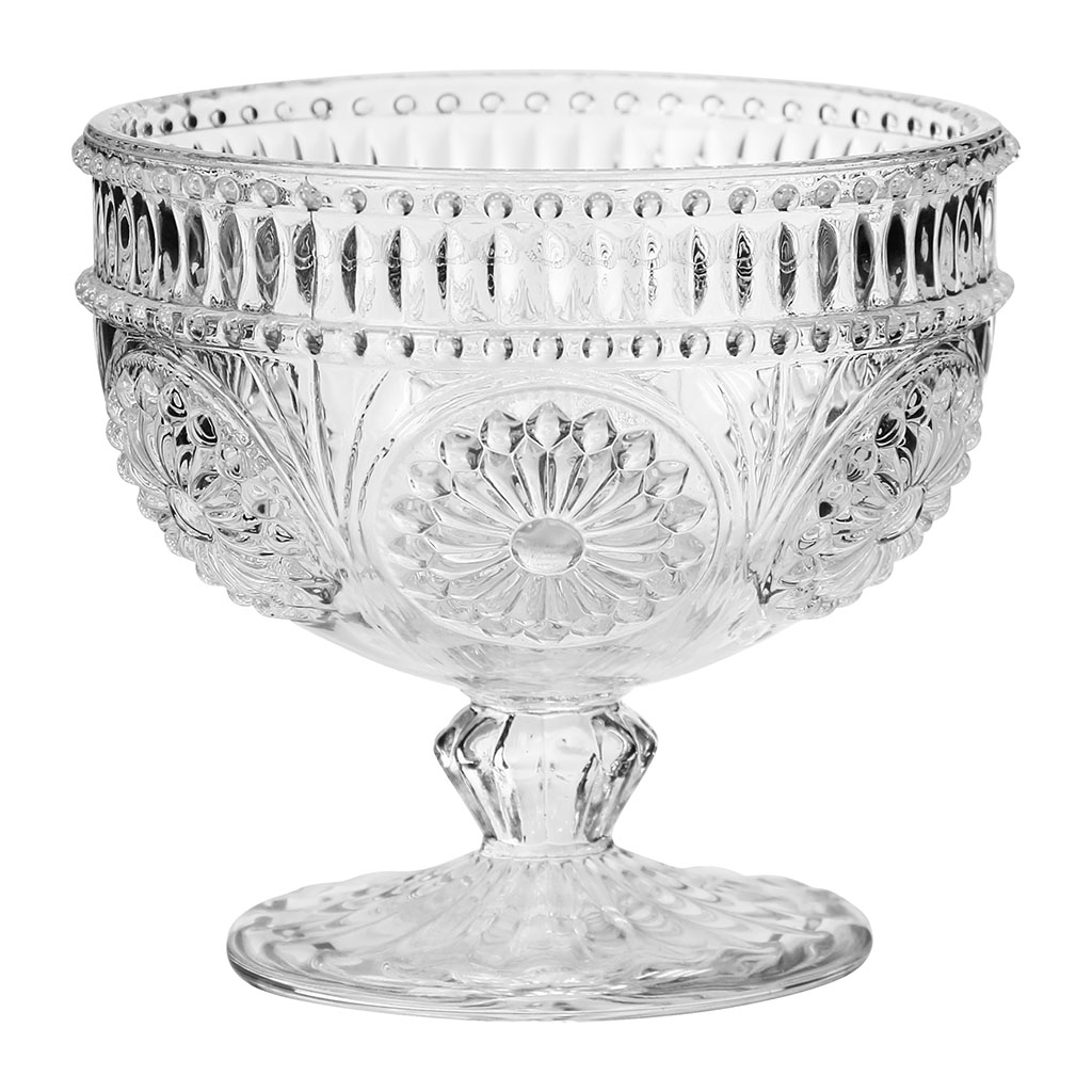 Coupelle sur pied chambord en verre