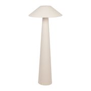 Lampadaire en coton blanc cassé h120cm E27 - Calypsa