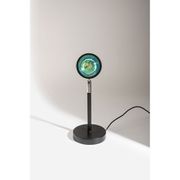 Lampe LED coucher de soleil noir h26cm