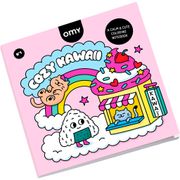 Livre de coloriages détachables 28 pages 21x21cm - Kawaii