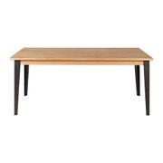 Table à manger en chêne massif et pieds acier L200cm - Manny
