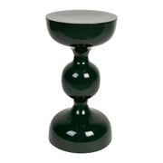 Table d'appoint en fer verte d31cm - Lars