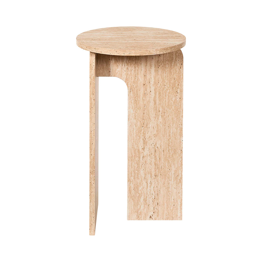 Table d'appoint ronde en bois clair d30cm - Pietra