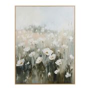 Tableau sur toile pavot pastel 60x80cm